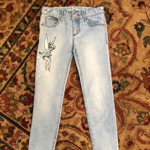 Girls Gap Kids Denim Disney Tinkerbell Jeans
